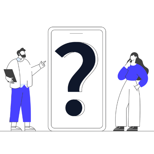 Illustrazione di domande frequenti per bandi